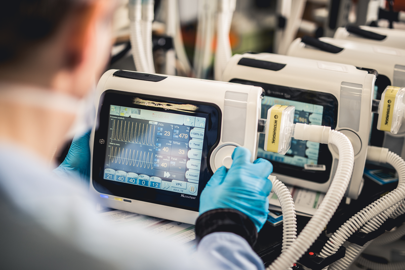Ventilators manufacturing by Air Liquide Medical Systems 29