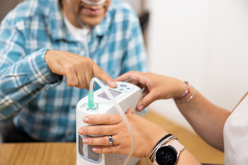 Oxygen therapy in ederly patients - therapy initiation (male) 08