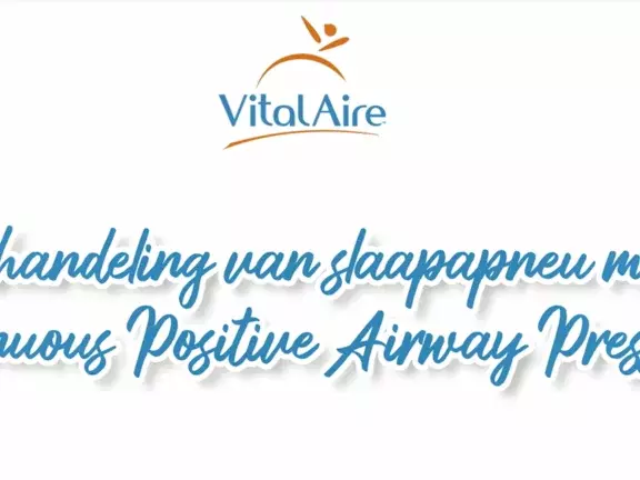 Behandeling van slaapapneu met Continious Positive Airway Pressuree