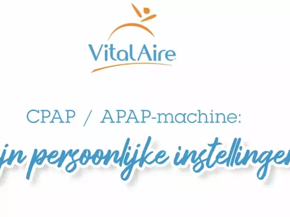 CPAP / APAP: mijn persoonlijke instellingen