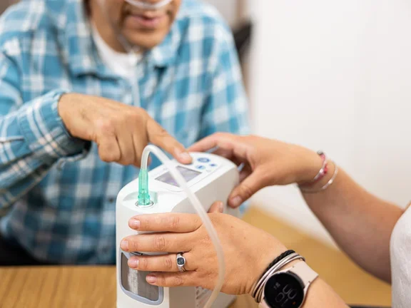 Oxygen therapy in ederly patients - therapy initiation (male) 08